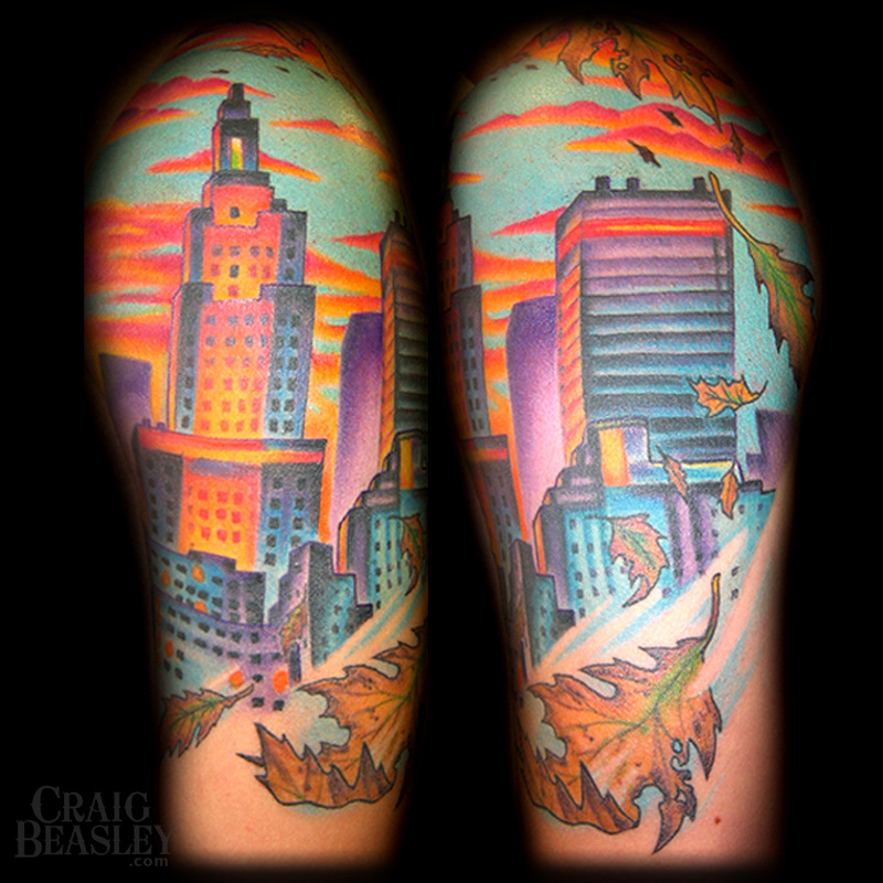 City Skyline Tattoos - CRAIG BEASLEY